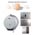Zusatzbild Toilettenpapierspender Simex Elegance ABS metallic B-WARE