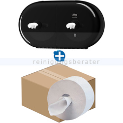 Toilettenpapierspender SmartOne Mini Doppelrolle im Set