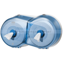 Toilettenpapierspender SmartOneMini Doppelrollenspender blau