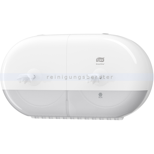 Toilettenpapierspender SmartOneMini Doppelrollenspender weiß