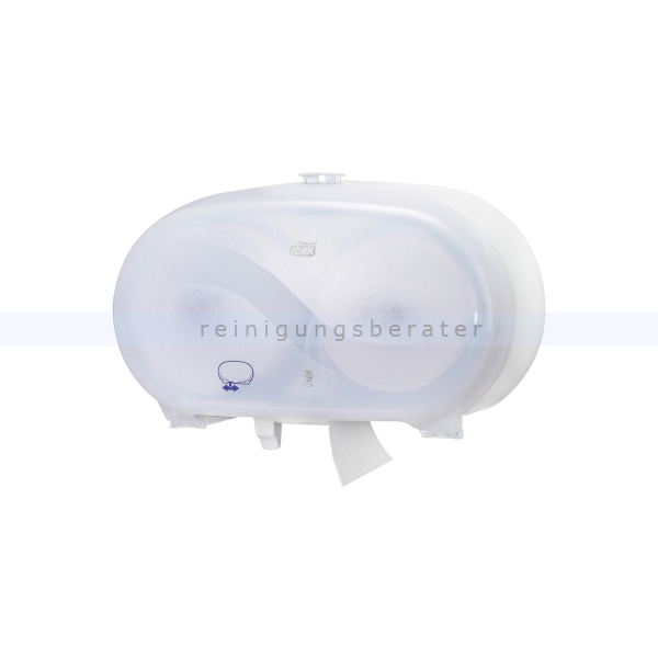 Toilettenpapierspender Tork Midi T7 Doppelrollenspender weiß
