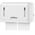 Zusatzbild Toilettenpapierspender Wepa Satino Einzelblatt Spender weiß