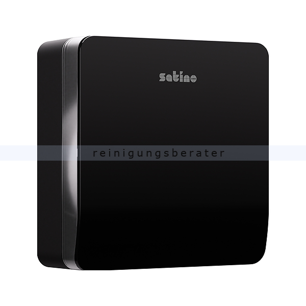 Toilettenpapierspender Wepa Satino Jumbo L schwarz