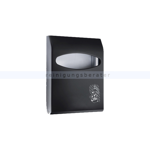 Toilettensitzauflagen Spender MP662 Mini, schwarz