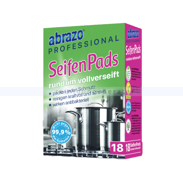 Topfreiniger abrazo PROFESSIONAL Seifenpads 18 Stück