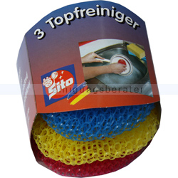 Topfreiniger Sito Topfreiniger Kunststoff 3 Stück