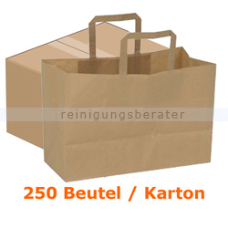 Tragetasche Abena Papierbeutel mit Tragegriff 21 L, Karton