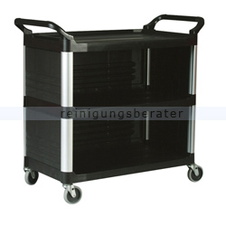 Transportwagen Rubbermaid Mehrzweckwagen X-TraTM schwarz