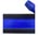 Zusatzbild Trapezwischer 60x10 cm mit Velcroband und Schaumstoff blau