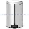 Treteimer Brabantia Retro 20 L Edelstahl matt