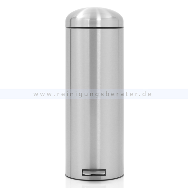 Treteimer Brabantia Retro 20 L Edelstahl matt