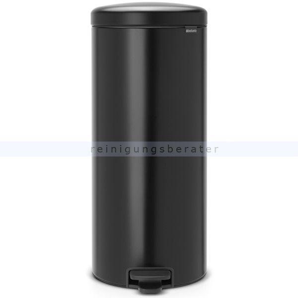 Treteimer Brabantia Tret-Mülleimer matt schwarz 30 L