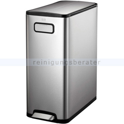 Treteimer Eko Ecofly Step Bin 45 L Edelstahl