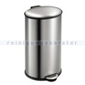 Treteimer Eko Ellipse Step Bin 40 L Edelstahl