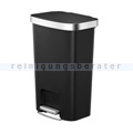 Treteimer EKO Hana 1 Abfalleimer 2 x 25 Liter schwarz