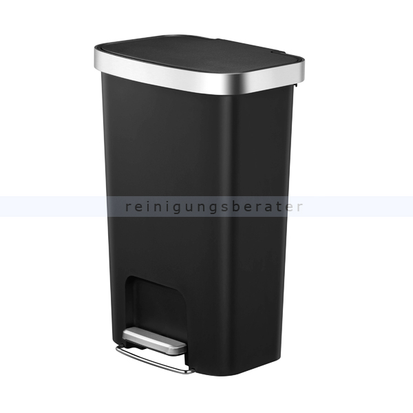 Treteimer EKO Hana 1 Abfalleimer 2 x 25 Liter schwarz