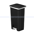Treteimer EKO Hana 1 Abfalleimer 2 x 25 Liter schwarz