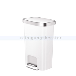 Treteimer EKO Hana 1 Abfalleimer 2 x 25 Liter weiß