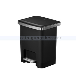 Treteimer EKO Hana 2 Abfalleimer 15 L schwarz