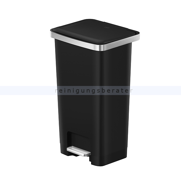 Treteimer EKO Hana 2 Abfalleimer 45 L schwarz