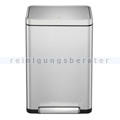 Treteimer EKO Hana 2 Abfalleimer 45 L weiß