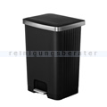 Treteimer EKO Hana 2 Abfalleimer 70 L schwarz