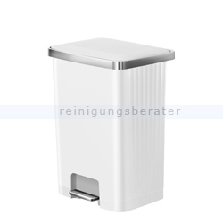 Treteimer EKO Hana 2 Abfalleimer 70 L weiß