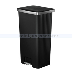 Treteimer EKO Hana 2 Abfalleimer 90 L schwarz