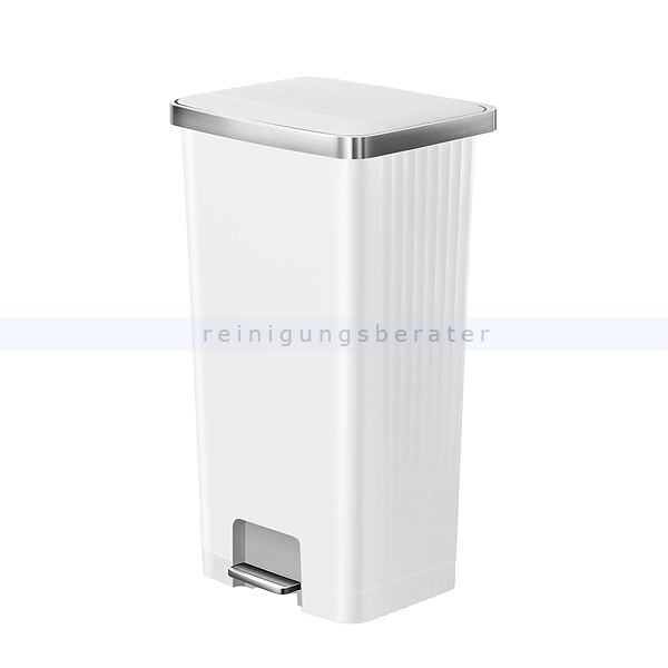 Treteimer EKO Hana 2 Abfalleimer 90 L weiß
