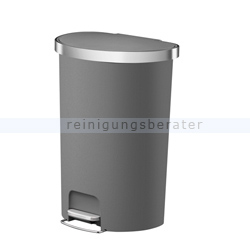 Treteimer EKO Hana halbrunder Abfalleimer 55 L grau