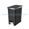 Treteimer EKO Hana Slim 1 Abfalleimer 10 Liter schwarz