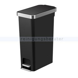 Treteimer EKO Hana Slim 1 Abfalleimer 40 Liter schwarz
