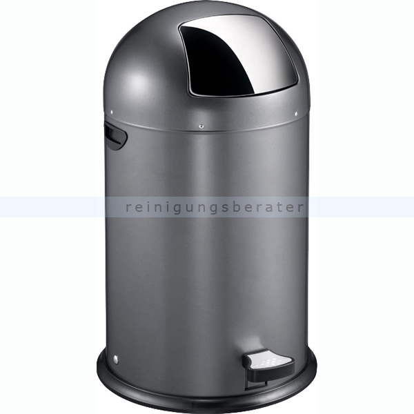 Treteimer EKO Kickcan 40 L Grau
