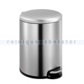 Treteimer EKO Maggey Step Bin Mülleimer 12 L matt Edelstahl