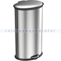 Treteimer EKO Step Bin Elipse matt Edelstahl 30 L