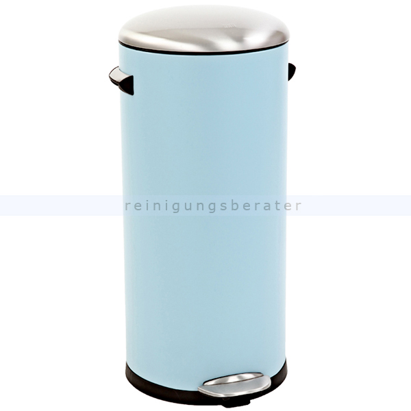 Schäfer Mülleimer Tretabfalleimer Büro Design 3 Liter Blau