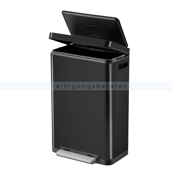 Treteimer EKO X-Cube Tretmülleimer rechteckig 30 L schwarz
