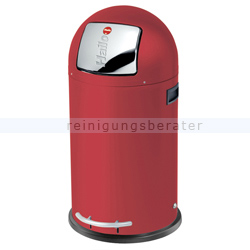 Treteimer Hailo KickMaxx® 35 L Stahl signalrot