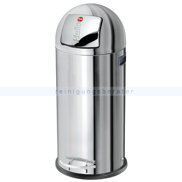 Treteimer Hailo KickMaxx® 50 L Edelstahl
