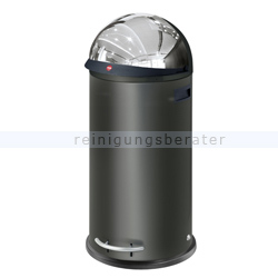 Treteimer Hailo KickVisier® 50 L Stahl schwarz