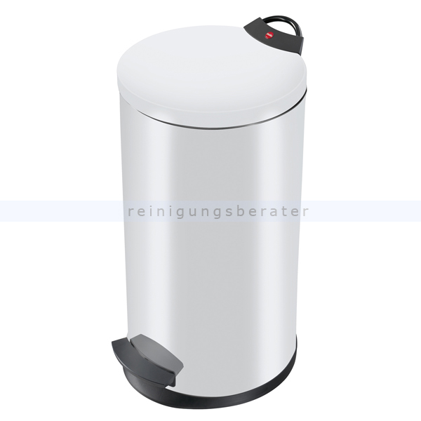 Treteimer Hailo T2. 20 L Stahl weiß