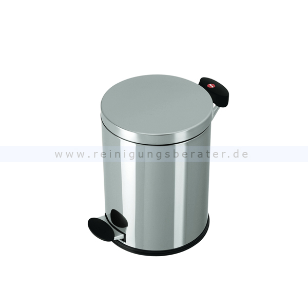 Treteimer Hailo Trento® 14 L Edelstahl