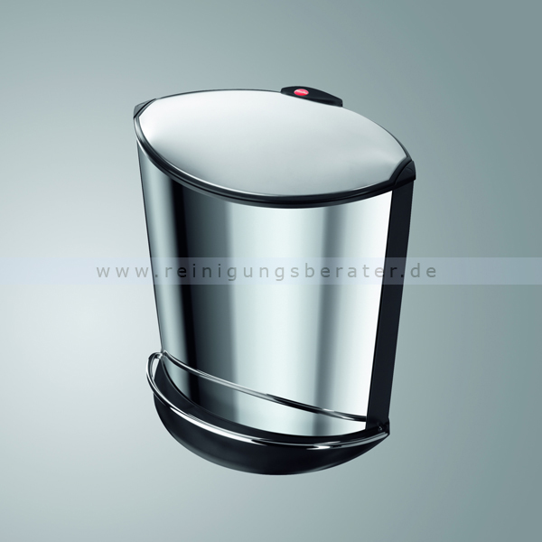 Treteimer Hailo Trento® ellipse 16 L Edelstahl