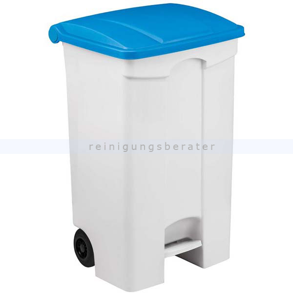 Treteimer Orgavente CONTITOP MOBILE weiß-blau 90 L