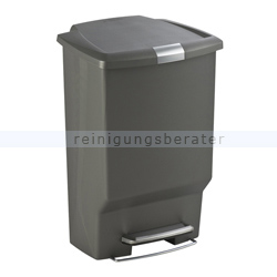 Treteimer rechteckig Simplehuman grau 45 L