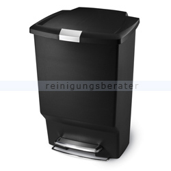 Treteimer rechteckig Simplehuman schwarz 45 L