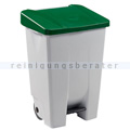 Treteimer Rossignol Mobily Kunststoff 80 L weiß/grün