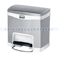 Treteimer Rubbermaid Slim Jim® Edelstahl weiß 15 L