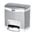 Zusatzbild Treteimer Rubbermaid Slim Jim® Edelstahl weiß 15 L