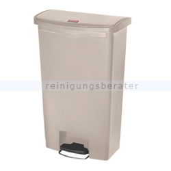 Treteimer Rubbermaid Slim Jim Kunststoff beige 68 L